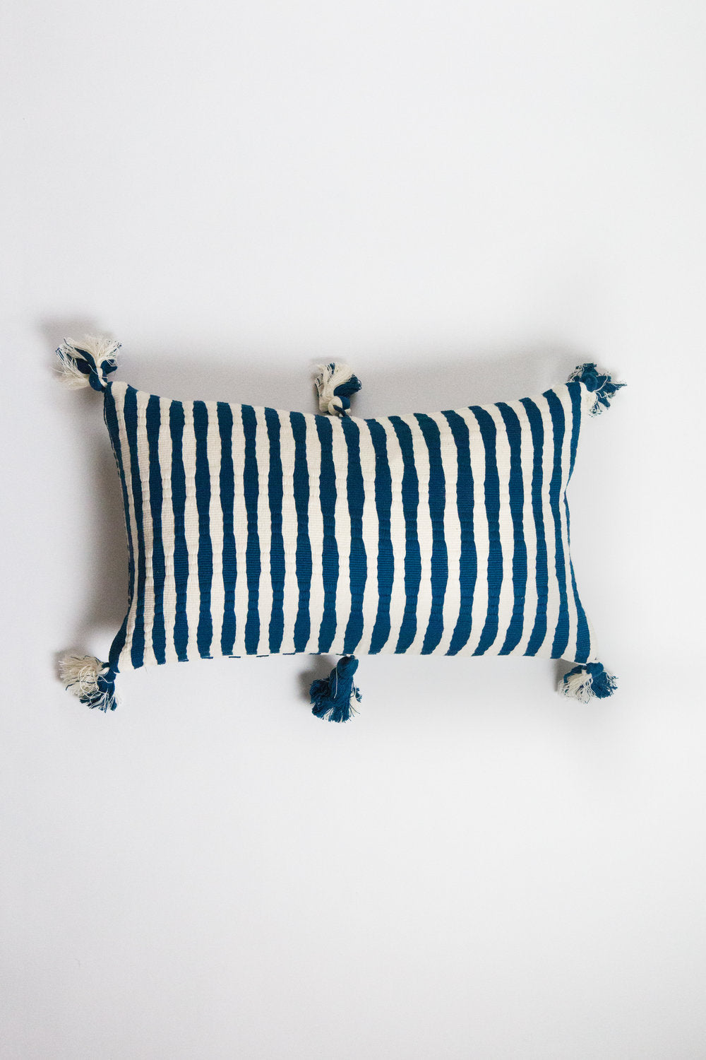 Antigua Pillow in Dark Teal Blue
