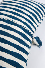 Antigua Pillow in Dark Teal Blue