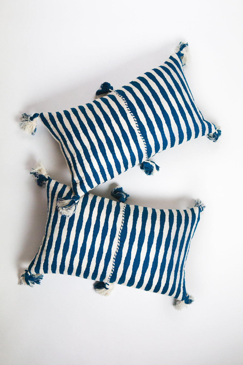 Antigua Pillow in Dark Teal Blue