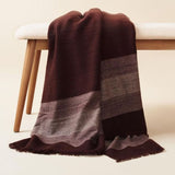 Resin Herringbone Merino Throw