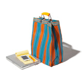 Recycled Plastic Stripe Bag - Rectangle D15