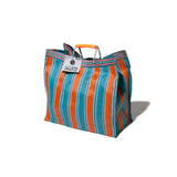 Recycled Plastic Stripe Bag - Square