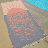 Organic Cotton Sunset Lover Towel