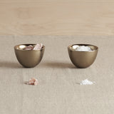 Antique Brass Pinch Bowls (Set of 2)