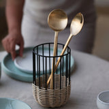Brass Salad Server Set