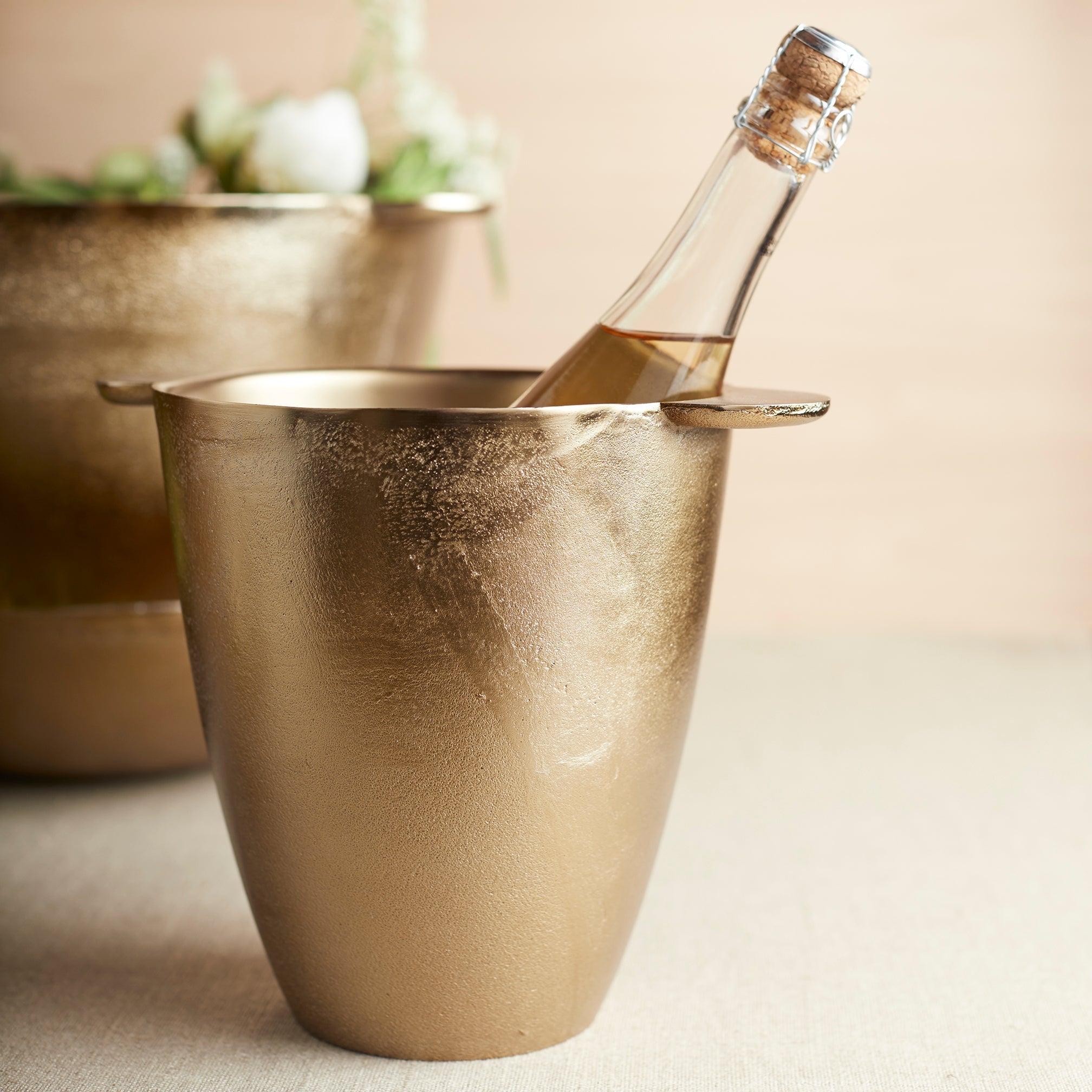 Stinson Antique Brass Wine Chiller