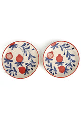 Indian Anaar Plate, Red S/2