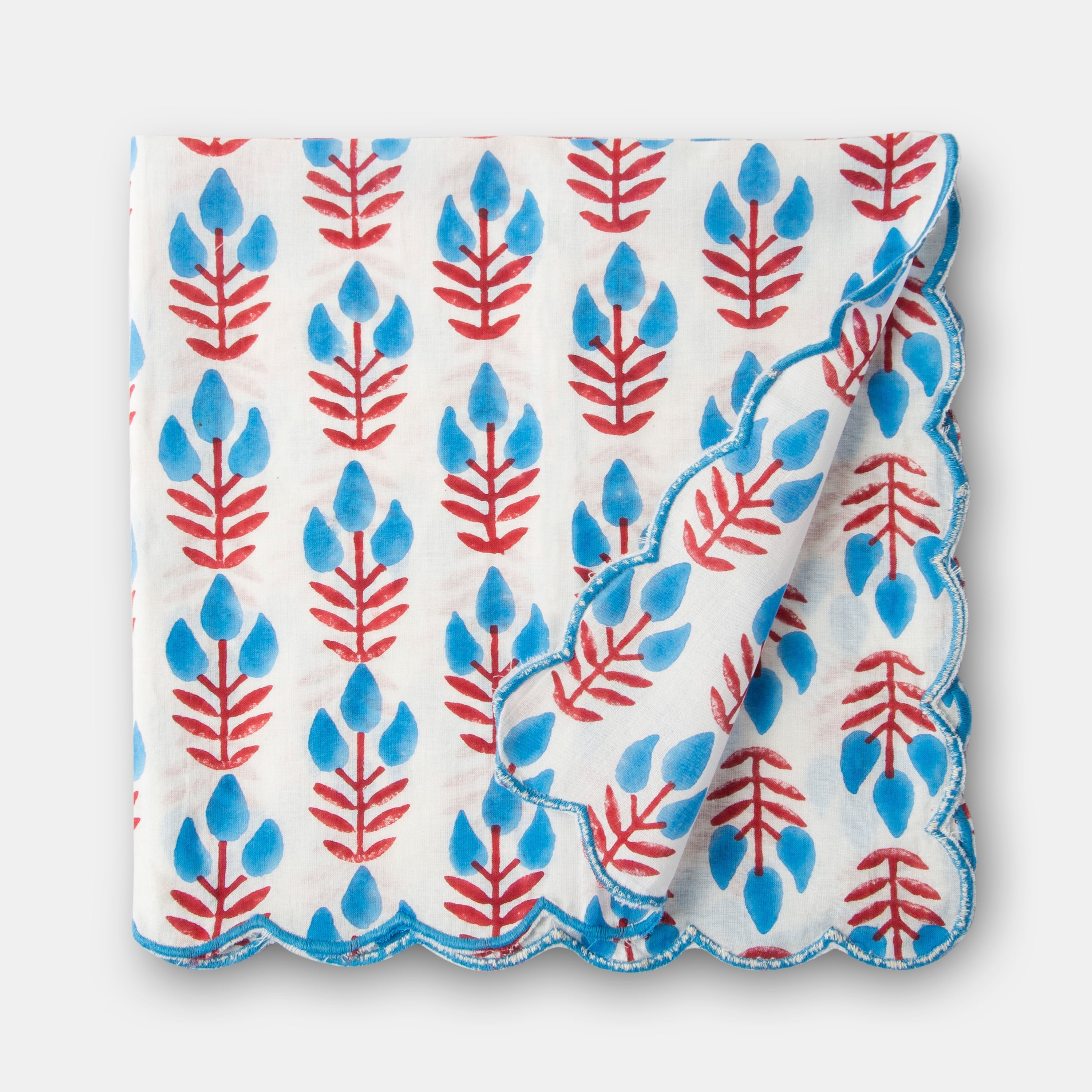 Meadow Handblocked Napkin Set S/4