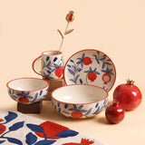 Indian Anaar Plate, Red S/2