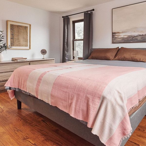 Rosa Herringbone Merino Throw