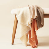 Chestnut Color Block Merino Throw