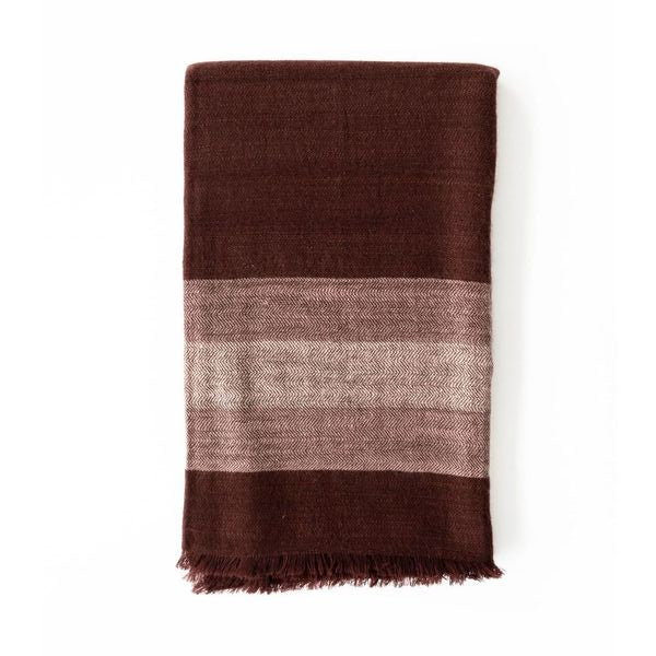 Resin Herringbone Merino Throw