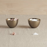 Stinson Antique Brass Pinch Bowls - Set of 2