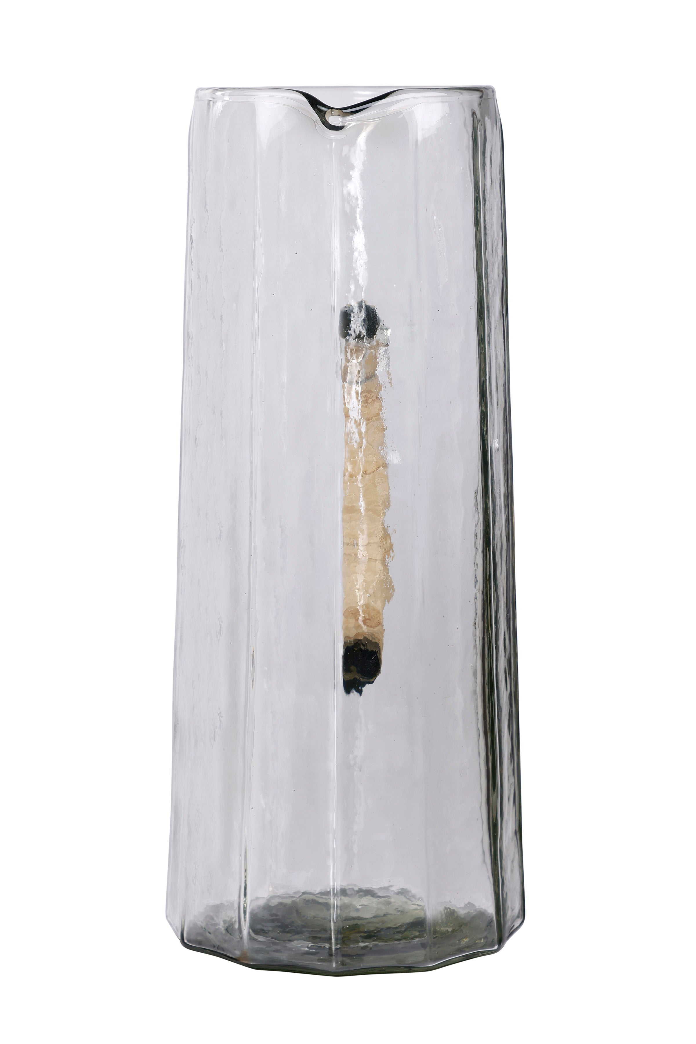 Hammered Water Pitcher, Natural S/2