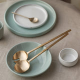 Brass Salad Server Set