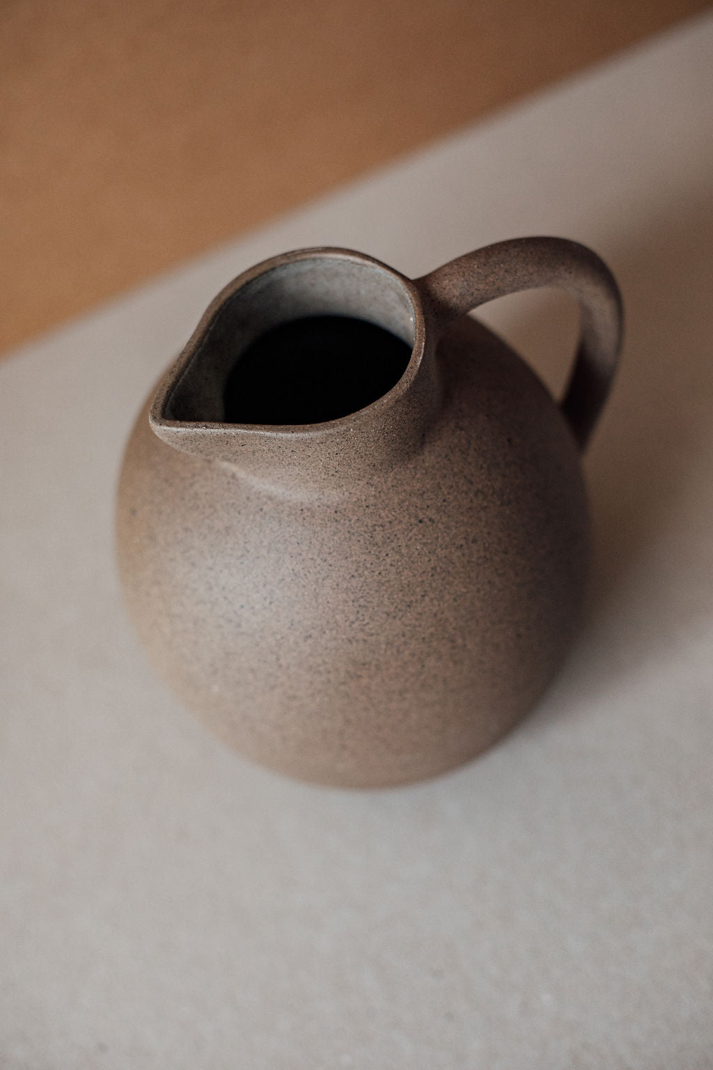 Ball Pitcher in Terracotta Chocolate
