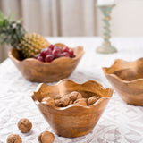 Scalloped Mango Wood Bowls
