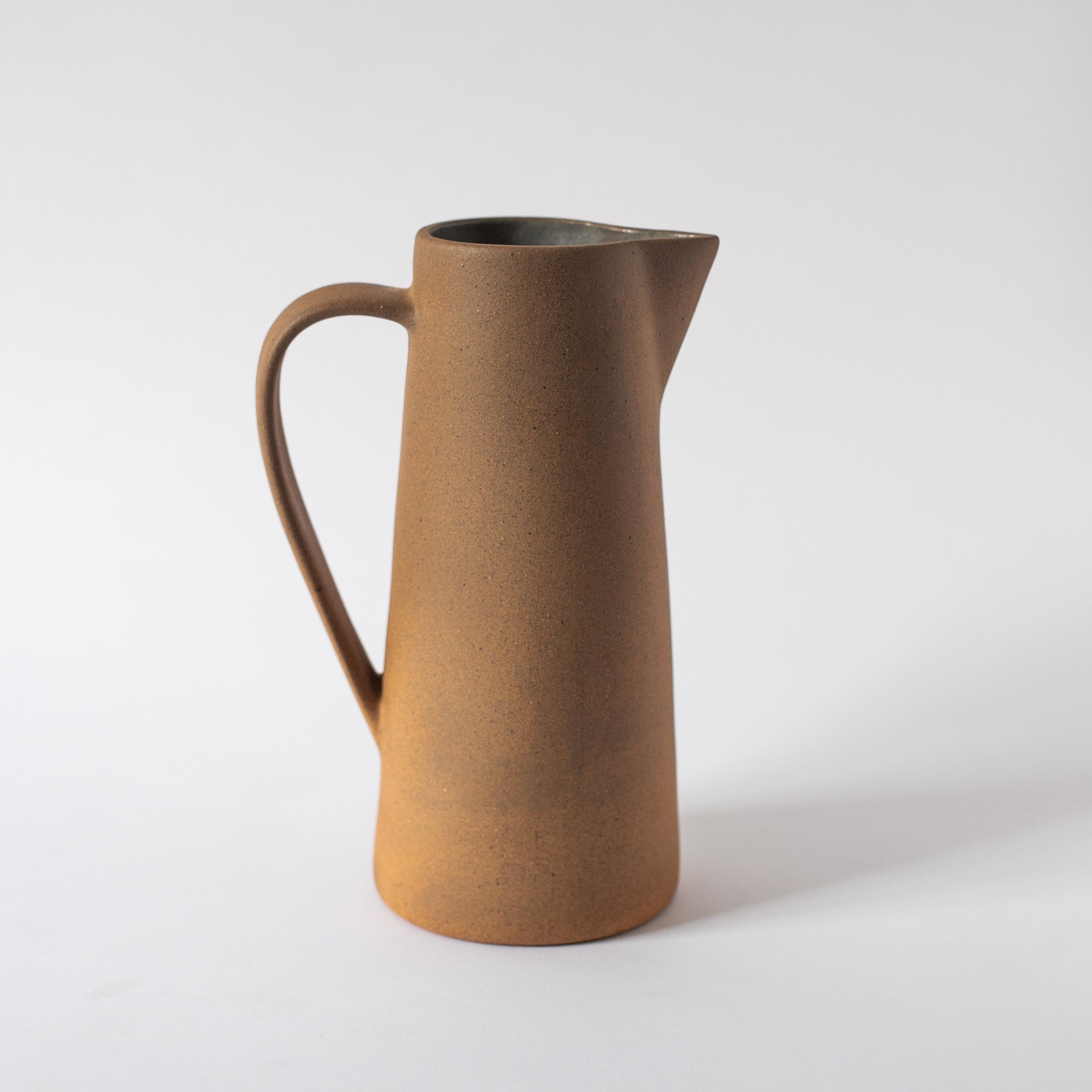 Tall Pitcher in Terracotta Chocolate