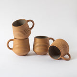 Anillo Mug in Terracotta Chocolate (Set of 4)
