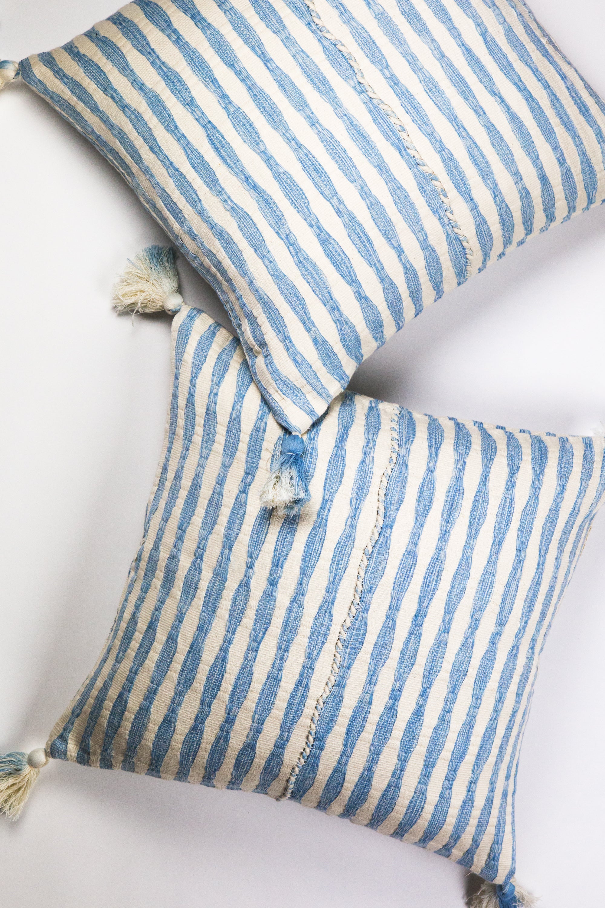 Antigua Pillow in Faded Indigo