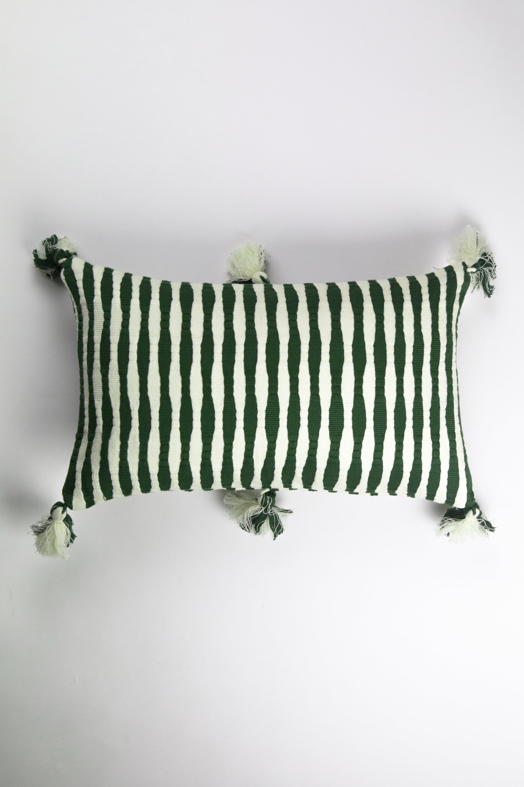 Antigua Pillow in Forest Stripe