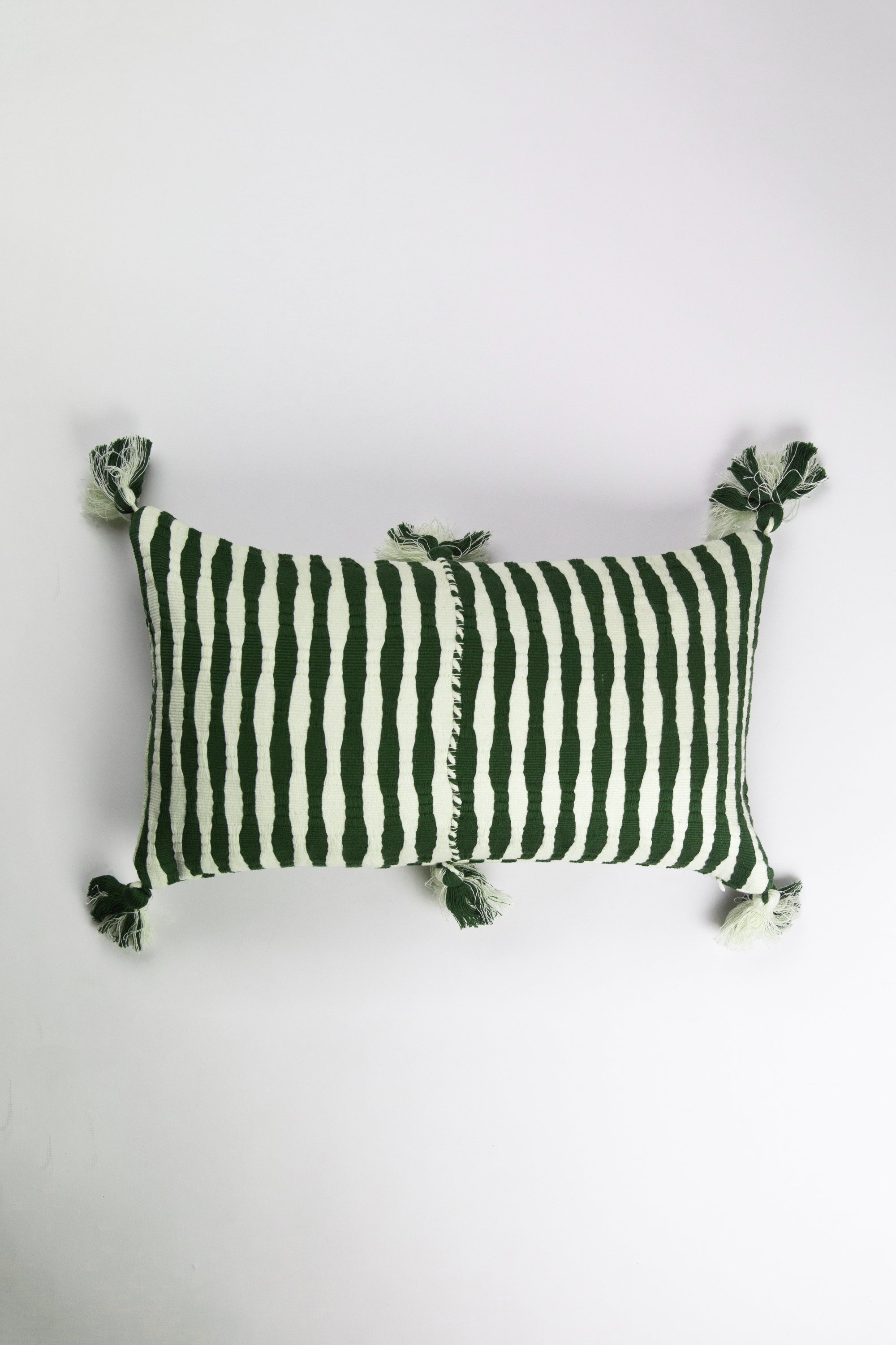 Antigua Pillow in Forest Stripe