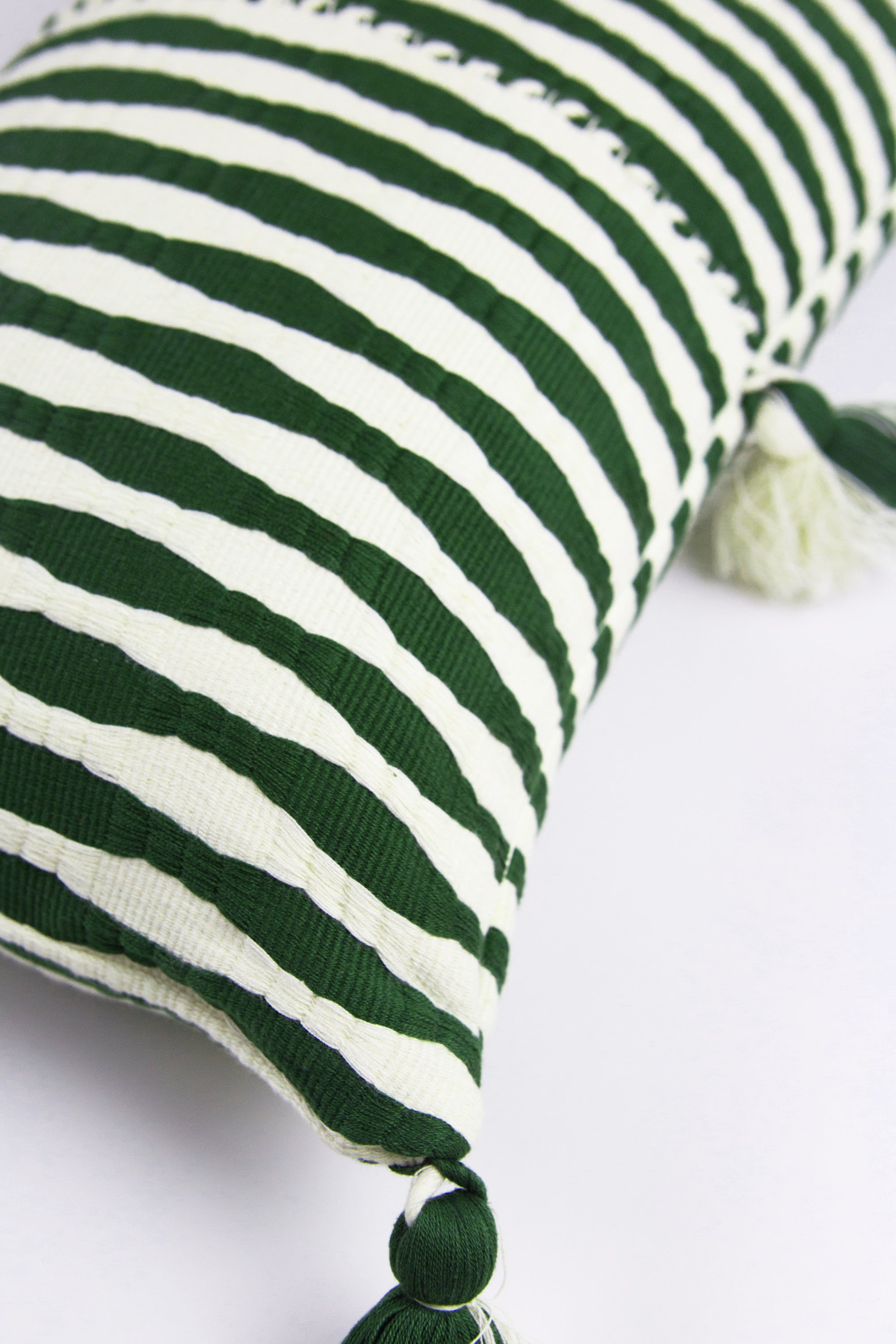 Antigua Pillow in Forest Stripe