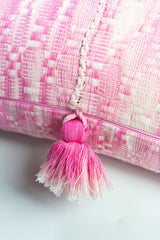 Antigua Pillow - Faded Pink Solid