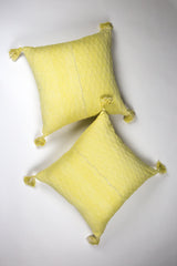Antigua Pillow in Faded Yellow Solid