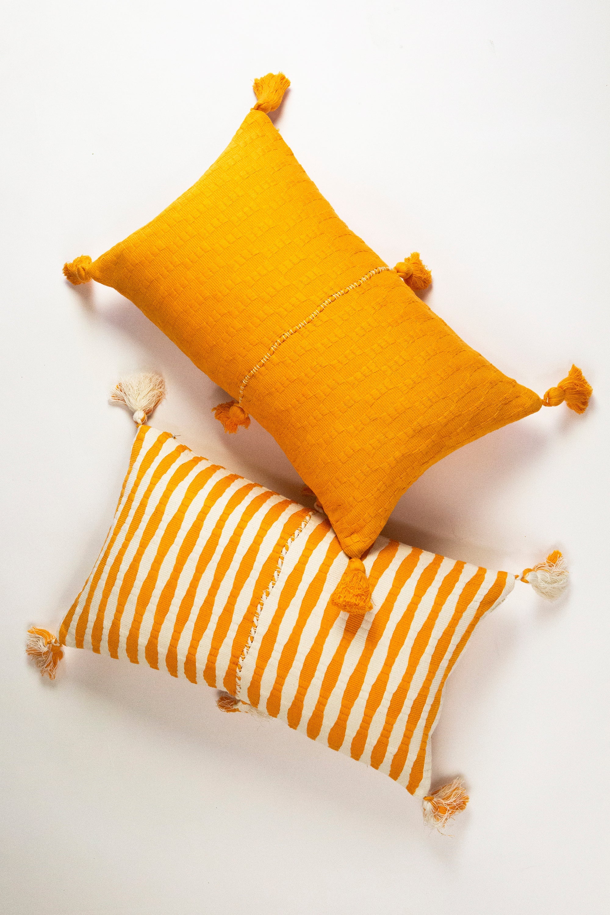 Antigua Pillow in Orange Striped