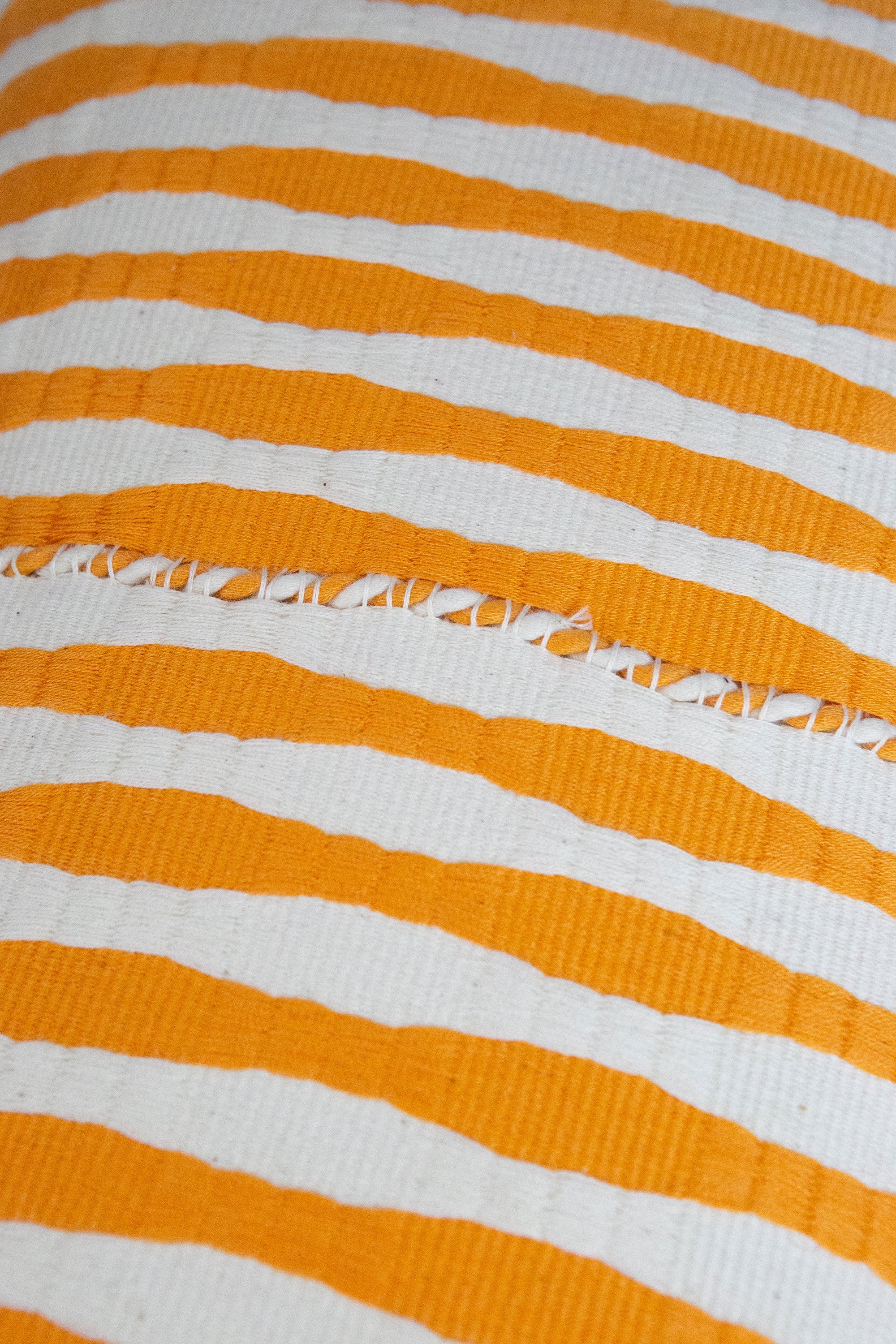 Antigua Pillow in Orange Striped