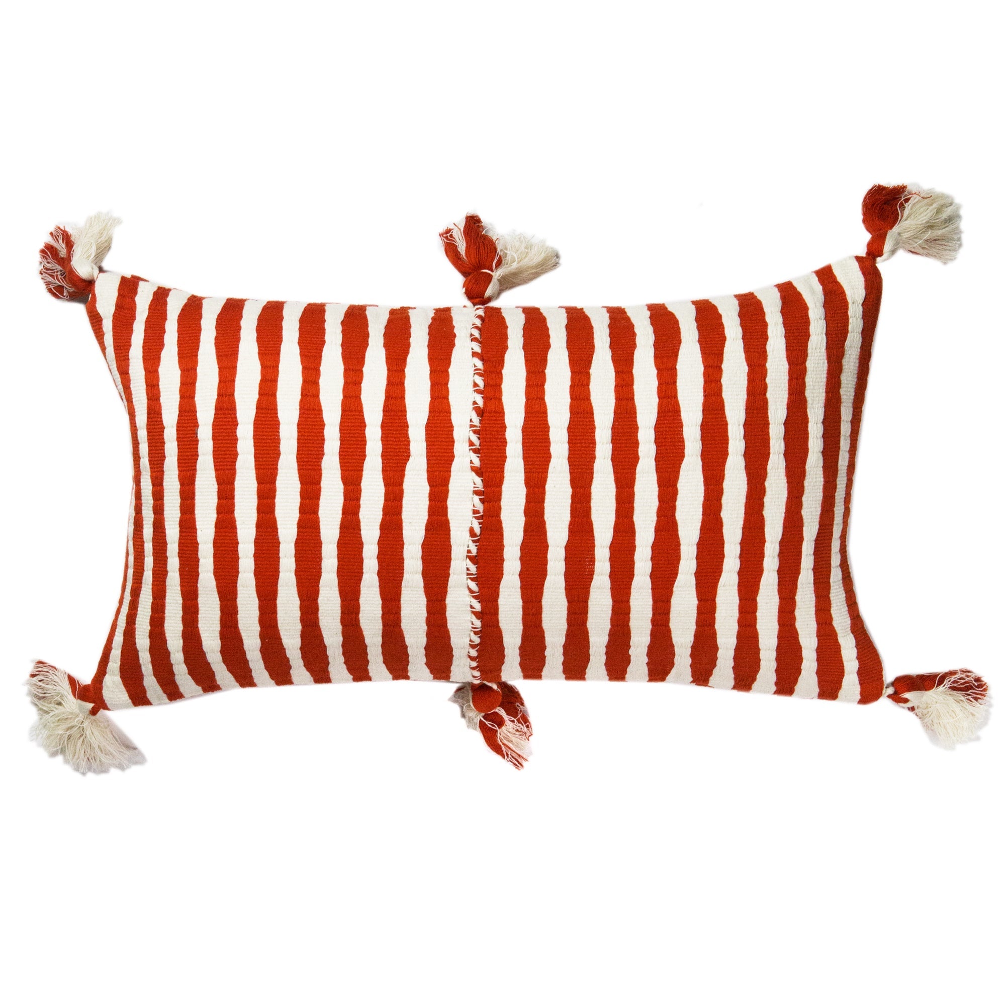 Antigua Pillow in Tomato Red