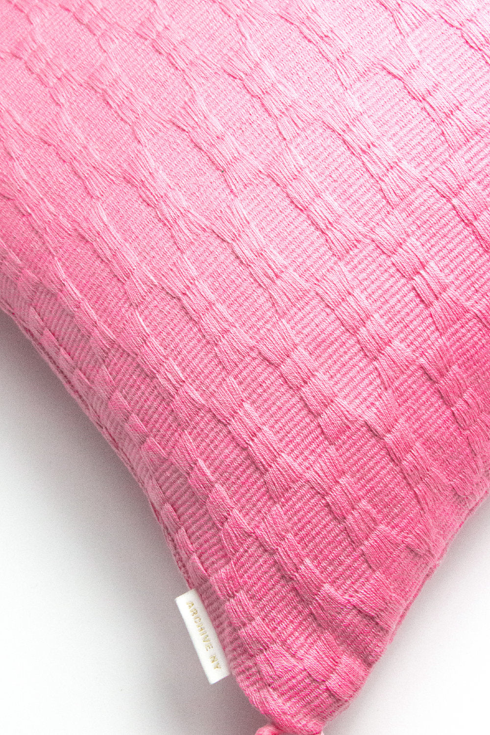 Antigua Pillow in Bubblegum Pink Solid