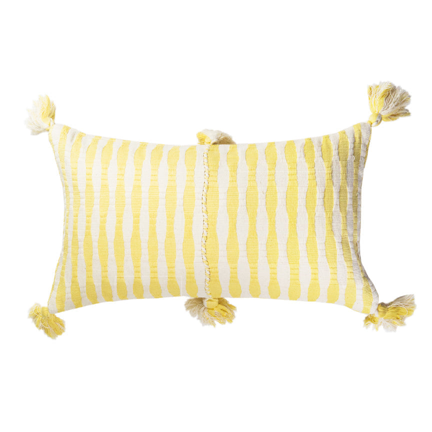 Antigua Pillow in Butter Stripe