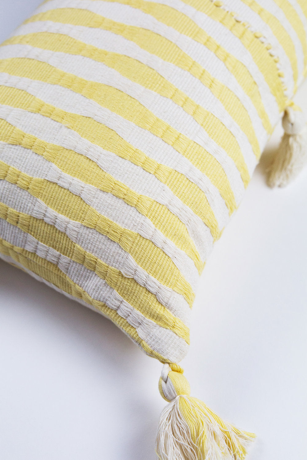 Antigua Pillow in Butter Stripe