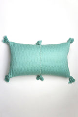 Antigua Pillow in Faded Aqua Striped
