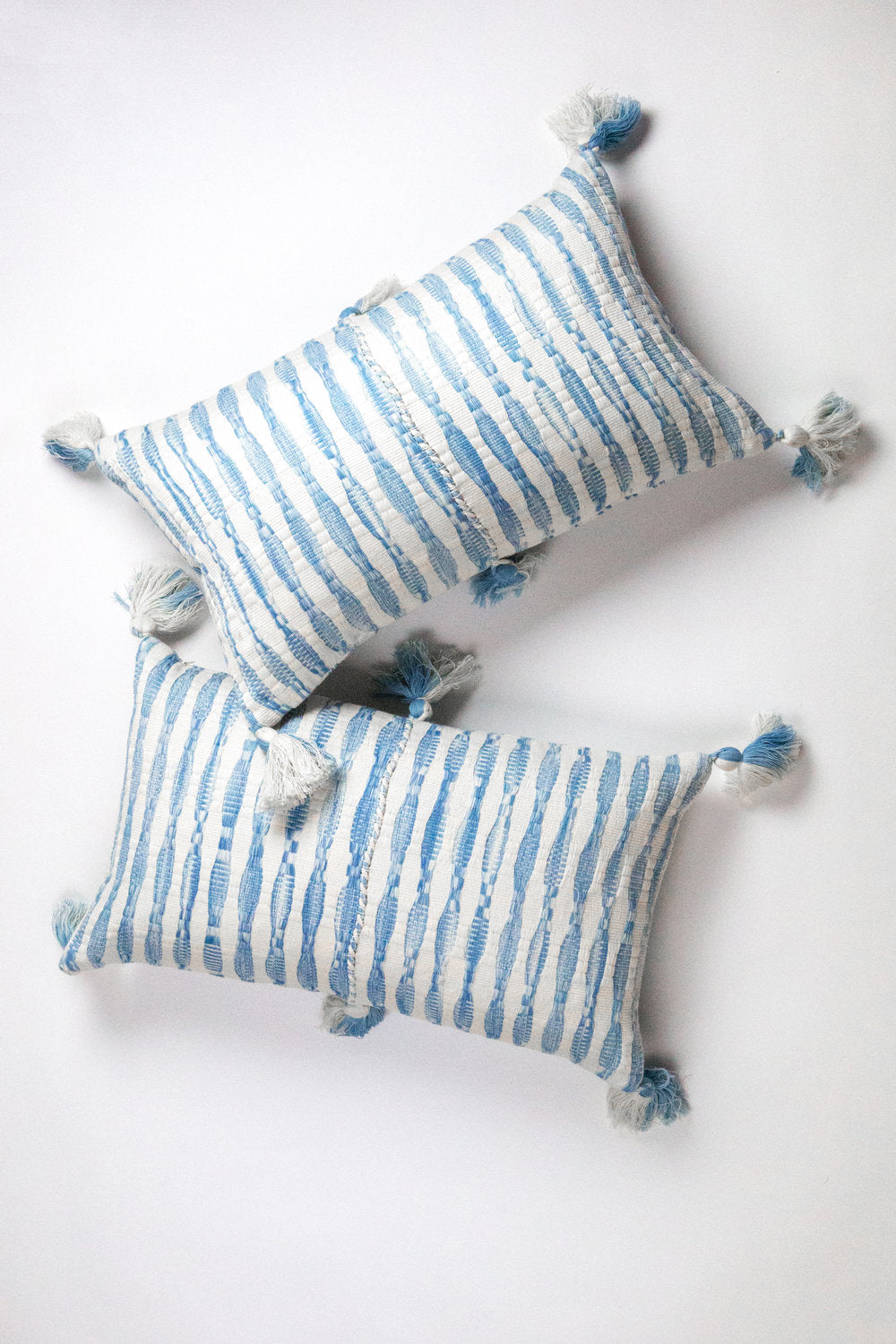 Antigua Pillow in Faded Indigo