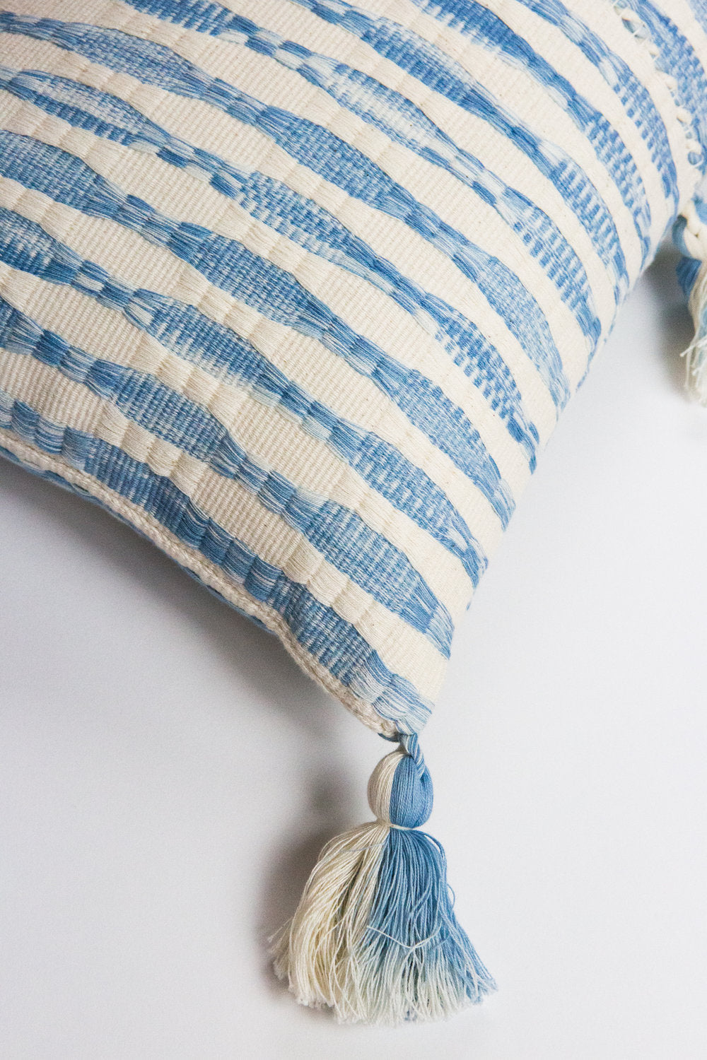 Antigua Pillow in Faded Indigo