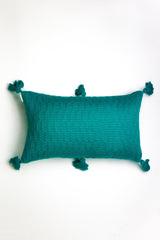 Antigua Pillow in Jade Solid