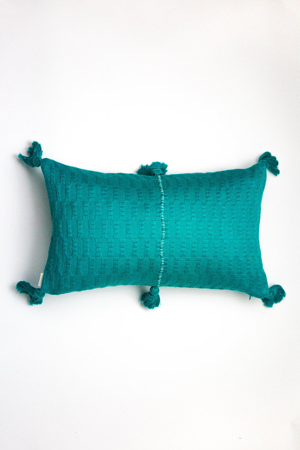 Antigua Pillow in Jade Stripe