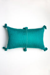 Antigua Pillow in Jade Stripe