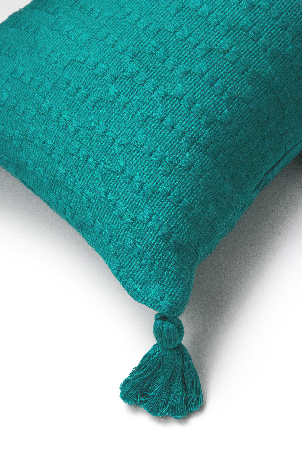 Antigua Pillow in Jade Solid
