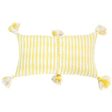 Antigua Pillow in Faded Yellow Stripe