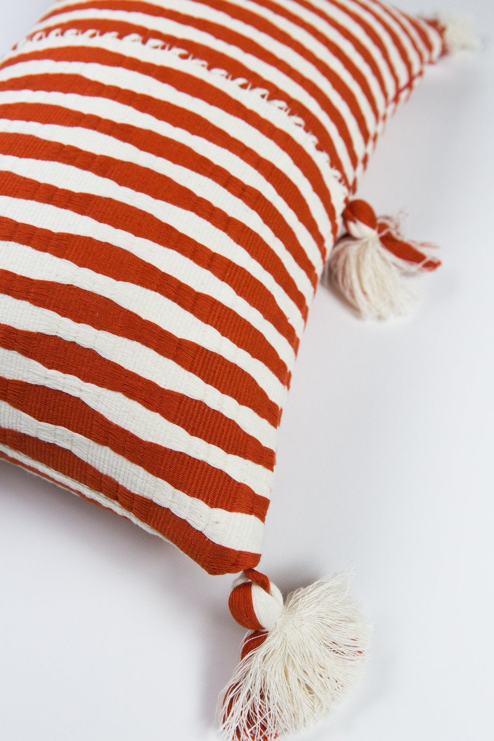 Antigua Pillow in Tomato Red