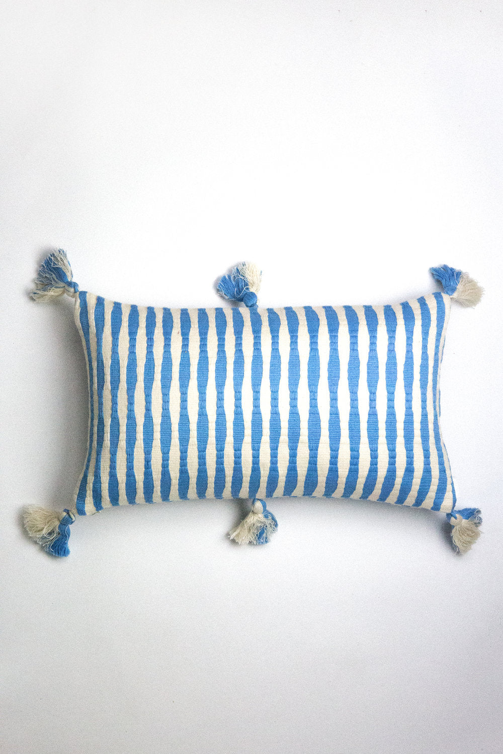 Antigua Pillow in Sky Blue Striped