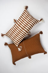 Antigua Pillow in Umber Stripe