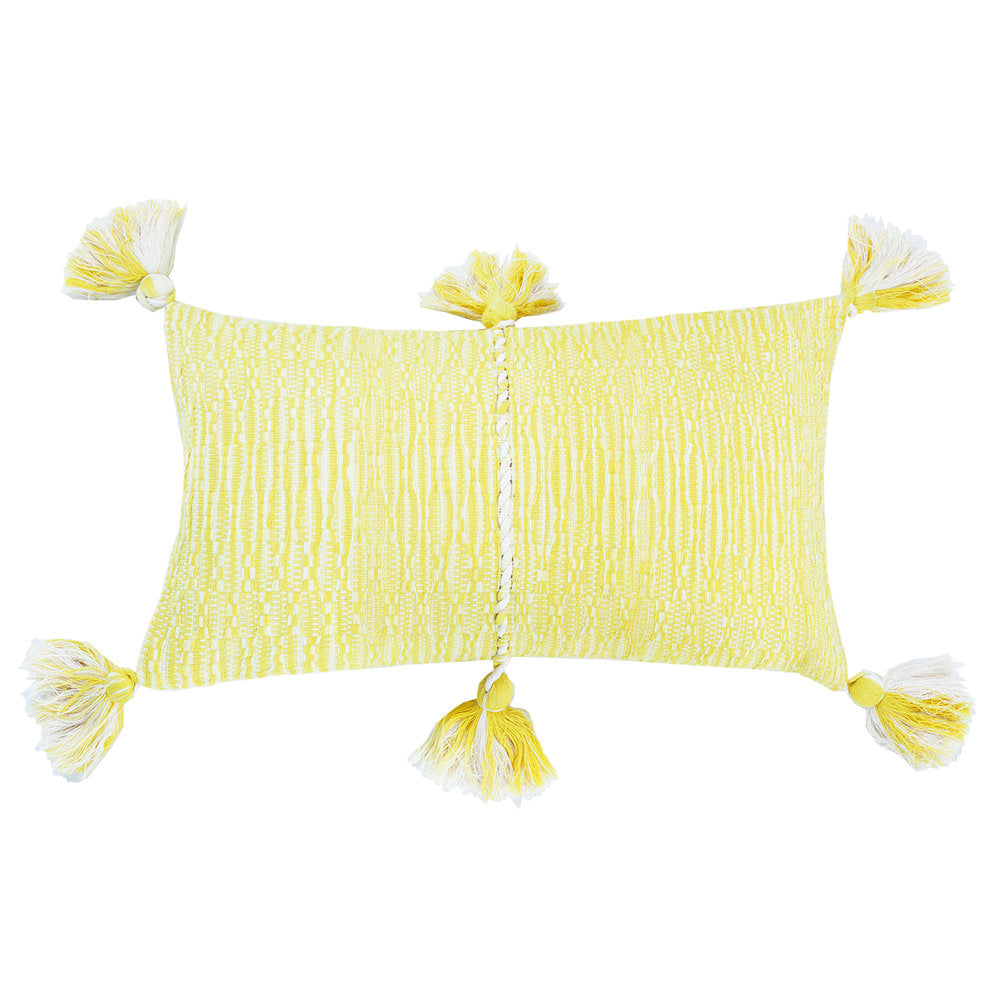 Antigua Pillow in Faded Yellow Solid