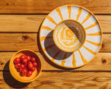 Hand Painted Lebrillo Small Bowl, Yellow