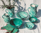 Hand Painted Lebrillo Medium Bowl, Green