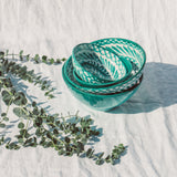 Hand Painted Lebrillo Small Bowl, Green